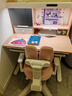 黑白調C2兒童學(xué)習桌書(shū)桌學(xué)習桌專(zhuān)用3-18歲實(shí)木可升降進(jìn)口橡膠木小戶(hù)型 曬單實(shí)拍圖