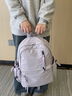 熱風(fēng)雙肩包女百搭大容量輕便休閑背包旅行包大學(xué)生書(shū)包初高中生電腦包 【香芋紫】通勤戶(hù)外出行輕奢時(shí)尚小眾ins風(fēng)高級感 高顏值生日禮物送女生 曬單實(shí)拍圖