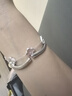 VTL四葉草足銀手鏈女時(shí)尚鐳射純銀手串手鏈新中式38婦女節禮物女 純銀四葉草手鏈【粉色款】 曬單實(shí)拍圖