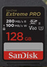 閃迪（SanDisk）128GB SD內存卡 6K視頻 V60 U3 C10 高速相機存儲卡 讀速280MB/s 寫(xiě)速100MB/s 高清拍攝 暢快連拍 曬單實(shí)拍圖