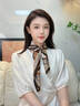 MITHAOL KUSC真絲絲巾女100%桑蠶絲2026杭州絲綢婦女節禮物送媽媽長(cháng)輩 卡其色【心想事