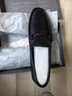 奧康（Aokang）男鞋新款豆豆鞋男牛皮軟底軟皮英倫潮流休閑皮鞋駕車(chē)懶人一腳蹬LH 曬單實(shí)拍圖