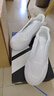 阿迪達斯（adidas）男女鞋板鞋春季皮面防潑水小白鞋百搭運動(dòng)休閑鞋 亮白 42 曬單實(shí)拍圖