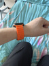 W&P新款適用蘋(píng)果手表表帶apple watch ultra3/2海洋硅膠雙扣回環(huán)表帶iwatch S11/10/9/8/SE 橙色45 曬單實(shí)拍圖