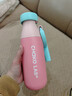chakolab兒童保溫吸管杯大容量運動(dòng)水杯學(xué)生側兜便攜外帶杯陶瓷內膽牛奶瓶 曬單實(shí)拍圖