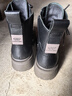 百麗（Belle）時(shí)尚百搭馬丁靴女商場(chǎng)同款休閑舒適牛皮甜酷短靴3NZ40DD4 黑色 36 (230mm) 曬單實(shí)拍圖