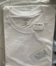 立蒙（LIMENG）男女裝素色180g全棉短袖t恤圓領(lǐng)寬松體恤打底衫 白色 2XL 曬單實(shí)拍圖