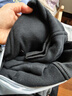 浪莎修身衛衣外套女加絨加厚冬季2025新款小個(gè)子顯瘦美式開(kāi)衫連帽上衣 曬單實(shí)拍圖