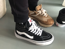 VANSVans范斯官方 Sk8-Hi黑色高幫職業(yè)滑板鞋滑板初學(xué)者 黑色 38 曬單實(shí)拍圖