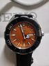 精工SEIKO新款精工5號手表男大表盤(pán)綠水鬼全自動(dòng)機械防水男表SRPC53J1 SRPC55J1橙色送皮帶表盤(pán)45mm 曬單實(shí)拍圖