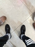星期六男鞋頭層羊皮男士手抓紋皮鞋子商務(wù)休閑皮鞋男鞋 黑色 40  曬單實(shí)拍圖