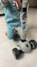 貝易BEIESTATE至尊滑板車(chē) 1-14歲兒童溜溜車(chē)可折疊可拆卸二合一寶寶禮物 云母灰 曬單實(shí)拍圖