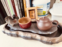 茶橋禪意心經(jīng)茶托盤(pán)小型家用功夫茶具干泡臺蓄水壺承托盤(pán)粗陶 古早燒系列（觀(guān)自在干泡盤(pán)） 曬單實(shí)拍圖