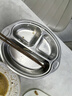 美廚（MAXCOOK）316L不銹鋼餐盤(pán)飯盒碗 配勺子兒童分格卡通 3格 猴 MCFT1864 曬單實(shí)拍圖