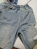 左西女童牛仔褲兒童褲子直筒褲2026新款中大童春裝長(cháng)褲潮 牛仔色 150 曬單實(shí)拍圖