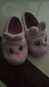 兒童棉拖鞋女秋冬季室內防滑家用保暖男女童可愛(ài)包跟毛絨寶寶棉鞋 粉色（包跟） 34-35 碼(內長(cháng)20CM適合腳長(cháng)19CM 曬單實(shí)拍圖