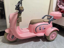 HIMEILI兒童電動(dòng)摩托車(chē)可坐雙人遙控三輪車(chē)1-6歲男女孩寶寶可駕駛玩具車(chē) 粉色雙驅+12V升級電+軟座+遙控 曬單實(shí)拍圖