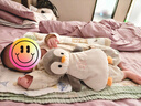 英氏（YEEHOO）寶寶安撫玩偶嬰兒可入口陪睡安撫巾新生兒見(jiàn)面禮嬰兒玩具洛米企鵝 曬單實(shí)拍圖