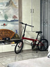 大行（DAHON）折疊自行車(chē)20寸8速男女折疊車(chē)P8青春版KAC081 消光紅 曬單實(shí)拍圖