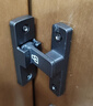 初工免打孔插銷(xiāo)防盜門(mén)扣門(mén)栓推拉移門(mén)鎖扣直角 夜光90度【粘釘兩用】 曬單實(shí)拍圖