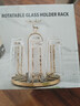 金鑲玉杯架家用可旋轉倒掛防塵瀝水杯子收納杯托茶具配件鹿鹿高升 曬單實(shí)拍圖