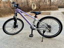 KinderKraftKK兒童自行車(chē)6-12-15歲學(xué)生單車(chē)青少年男女孩山地車(chē)24寸紫變速 曬單實(shí)拍圖