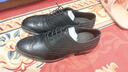 Truffaut超輕軟底布洛克男鞋手工擦色雕花皮鞋意大利商務(wù)正裝英倫牛津鞋 黑色 B80 40 /7碼 曬單實(shí)拍圖