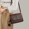 千百度（C.BANNER）包包女包斜挎包大容量單肩包腋下包輕奢生日禮物高級感送女友老婆 曬單實(shí)拍圖