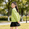 真維斯女童套裝兒童春季衛衣裙子洋氣時(shí)髦超好看春裝中大童學(xué)院風(fēng)童裝 【甜美衛衣百褶裙套裝】蘋(píng)果綠+黑 140 曬單實(shí)拍圖