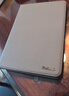 多蘭德（DULINEDO）華為MatePad Mini/8.8英寸真皮智能保護套帶筆槽全包防摔檔位支撐保護殼支持私人企業(yè)定制LOGO 真皮 淺灰色 華為MatePad Mini（8.8英寸） 曬單實(shí)拍圖