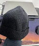 京東京造100%純羊毛帽子秋冬加厚保暖毛線(xiàn)帽針織帽護耳防寒帽男 曬單實(shí)拍圖