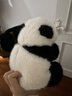 海利偉（Honeyway）海利偉趴姿小熊貓毛絨玩具仿真大熊貓玩偶男女生動(dòng)物園紀念品禮物 半趴熊貓 長(cháng)度20cm左右 曬單實(shí)拍圖