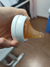 樂(lè )起偏心奶嘴仿真母乳質(zhì)感新生嬰兒鴨嘴吸嘴超軟防脹氣通用貝親寬口徑 仿母乳偏心奶嘴  M號2孔（適合3-6月）1只裝 曬單實(shí)拍圖