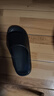 果洛菲（GUOLUOFEI）踩屎感eva拖鞋男女夏季浴室洗澡大碼防滑男士涼拖鞋 黑色 42-43 曬單實(shí)拍圖