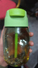 特百惠（Tupperware）CC企鵝350ML塑料杯男女學(xué)生兒童水杯子便攜帶吸管 香瓜綠 曬單實(shí)拍圖