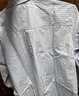 優(yōu)衣庫女裝全棉條紋襯衫/長(cháng)袖襯衣薄外套479079 61 水藍色 XL /165/92A 曬單實(shí)拍圖
