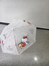 優(yōu)麗尚三麗鷗正版磨砂雨傘高顏值ins女生HelloKitty自動(dòng)折疊傘學(xué)生便攜 紅點(diǎn)KT貓1把（三麗鷗磨砂三折傘） 曬單實(shí)拍圖