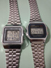 卡西歐（CASIO）(CSIO)手表男 小方塊表小金表 多功能雙顯運動(dòng)石英手表 A500WA-7D 曬單實(shí)拍圖