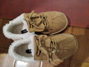 他她雪地靴25冬厚底德訓鞋保暖棉鞋運動(dòng)加絨 棕黃（仿毛里） 38 曬單實(shí)拍圖