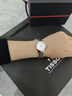 天梭（TISSOT）【官方授權店】瑞士手表 新款夢(mèng)圓系列1853小美人石英女表 銀盤(pán)鋼帶T129.210.11.031.00 曬單實(shí)拍圖