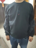 才子（TRIES）男士衛衣春季圓領(lǐng)套頭打底衫才子刺繡Logo設計感商務(wù)休閑長(cháng)袖T恤 黑色 L 48(170/88A) 曬單實(shí)拍圖