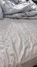 京東京造 60支長(cháng)絨棉植素超柔貢緞 A類(lèi)純棉床單被套床上四件套 1.5米床 英倫灰 曬單實(shí)拍圖