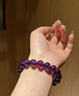 奧洛黛婭100%天然紫水晶手鏈烏拉圭高級真原石手串招財轉運男女生日禮物 【珠寶級】天然紫水晶10mm 曬單實(shí)拍圖