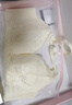 FitonTon內衣女大胸顯小薄款聚攏收副乳調整型文胸罩性感蕾絲無(wú)鋼圈內衣 曬單實(shí)拍圖