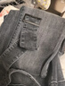 VEROMODA牛仔褲女2026春季新款寬松中腰微彈水洗顯瘦微喇褲高街新年過(guò)年 深牛仔灰 L 曬單實(shí)拍圖