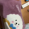 為伴熱水袋充電暖手寶暖寶寶安全防爆可插手熱敷生日禮物女生紫色小狗 曬單實(shí)拍圖