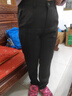 啄木鳥(niǎo)（TUCANO）休閑褲女通勤上班職業(yè)正裝修身直筒顯高顯瘦西裝女褲子 黑色 XL 曬單實(shí)拍圖