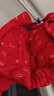 巴拉巴拉童裝兒童羽絨服女童2025新款春裝紅色拜年服甜美外套大童新年衣服 曬單實(shí)拍圖