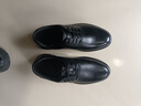 【95成新】京東京造男士皮鞋系帶光面德比鞋頭層牛皮正裝鞋休閑婚鞋面試鞋 黑色 39   曬單實(shí)拍圖