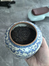容山堂青花汝窯茶葉罐陶瓷大號家用茶葉儲存罐普洱散茶密封儲茶罐 米黃汝窯特大號茶葉罐-美人肩 曬單實(shí)拍圖